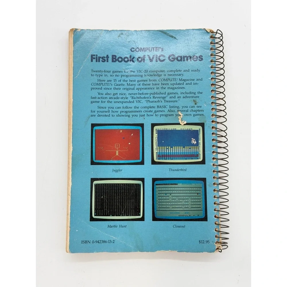 COMPUTE!'s First Book of VIC Games 1983 Retro Programming 24 Games for VIC-20